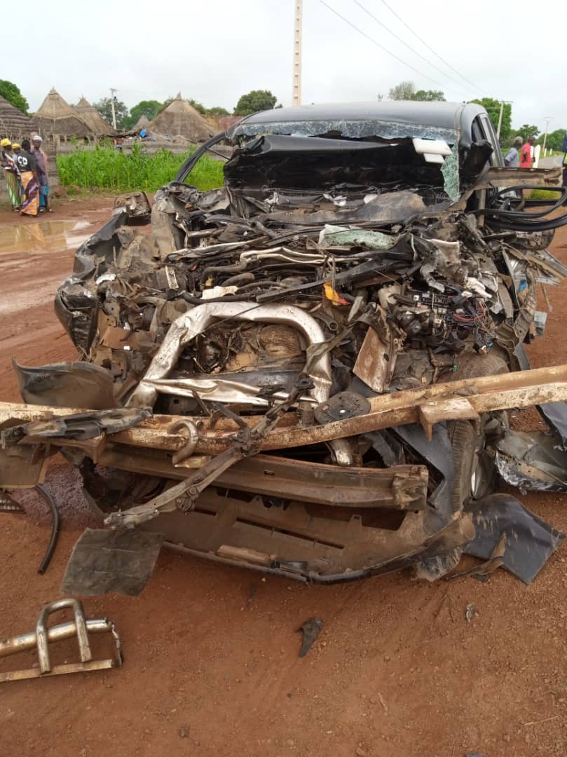 [Photos] Axe Tamba-Kédougou : Le député Guirassy victime d'un grave accident