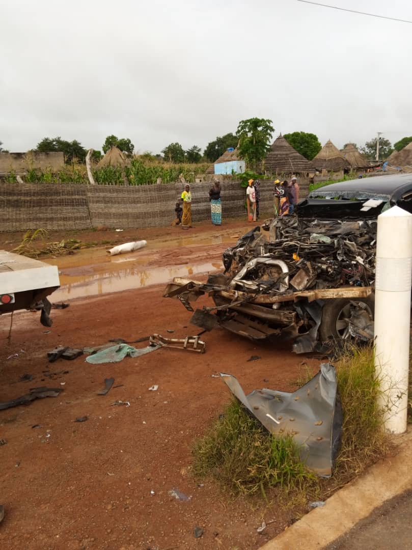 [Photos] Axe Tamba-Kédougou : Le député Guirassy victime d'un grave accident