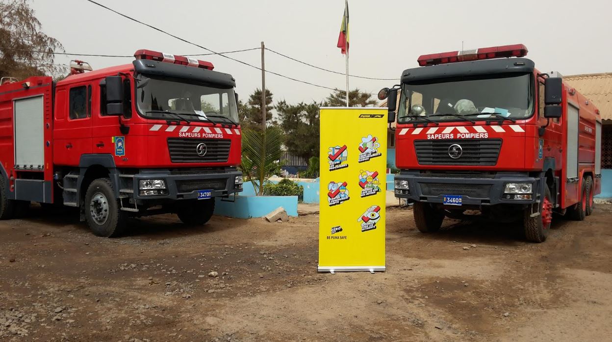puma6 - Lutte contre la Covid-19 : Puma Energy offre 10 000 litres de carburant aux sapeurs et aux services d’hygiène de Mbao