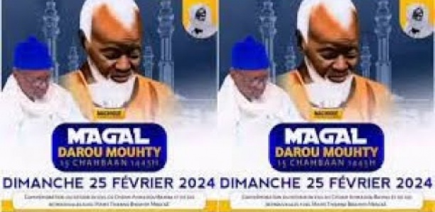 Suivez La C R Monie Officielle Magal Darou Mouhty Dition