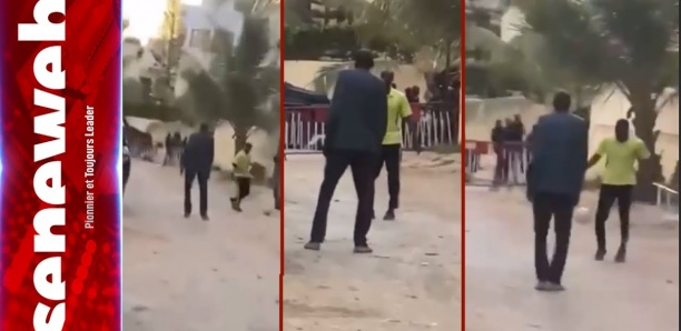 Domicile barricadé : Sonko joue au foot sous le regard des policiers...