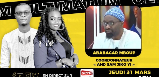 Propos de Cherif Aïdara contre And Samm Jiko Yi, et les wolofs : Ababacar Mboup se prononce dans Ultimatum