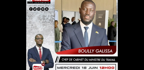 Boully Galissa, chef de cabinet du ministre du Travail, est l’invité de l’émission Tolluwaay.