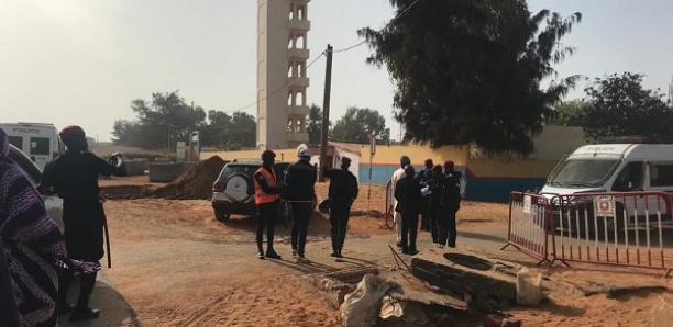 [Photos] Guédiawaye- Élection du bureau municipal : La police barricade la mairie