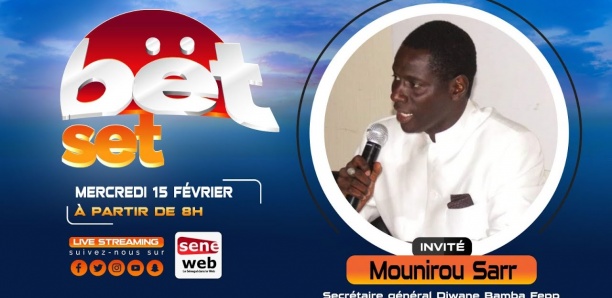 Suivez votre émission matinale Bet Set du 15 Février 2023 Invité Mounirou Sarr