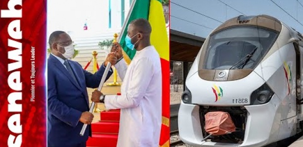 CAN 2023 : A bord du TER, les lions en route pour la remise du drapeau au palais