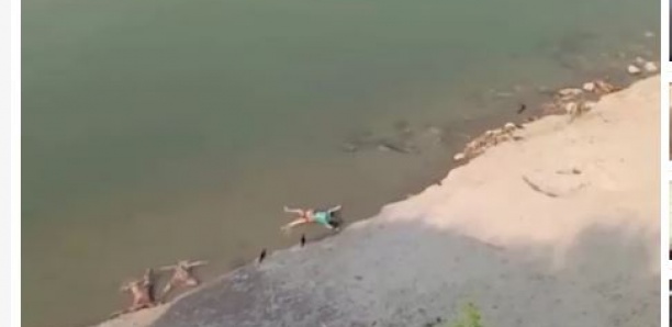 Scènes d’horreur en Inde: un filet placé en travers du Gange pour repêcher des morts de la Covid-19