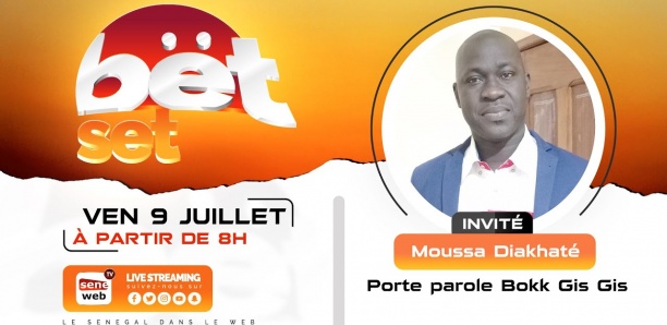 Suivez votre émission matinale Bet Set du 09 Juillet 2021 Invité Moussa Diakhaté