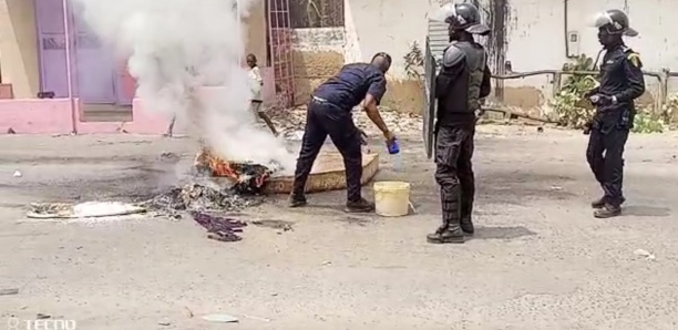 Heurts à Mbacké: Les images des dégâts, la situation maîtrisée par la police