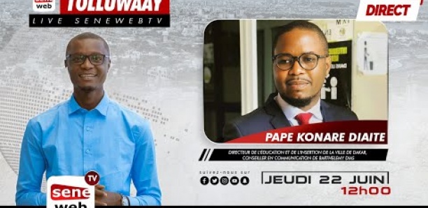 Suivez votre émission Tollouway avec Pape KONARÉ DIAITÉ , chargé Com' de Barth