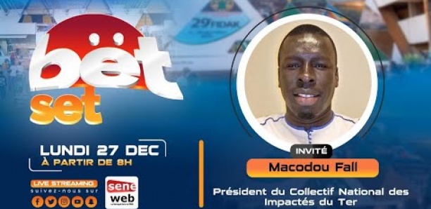 CICES-2022 : Revivez votre émission matinale Bet Set du 27 Décembre 2021 Invité Macodou Fall