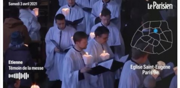 Une messe sans geste barrière ni distanciation sociale fait polémique à Paris