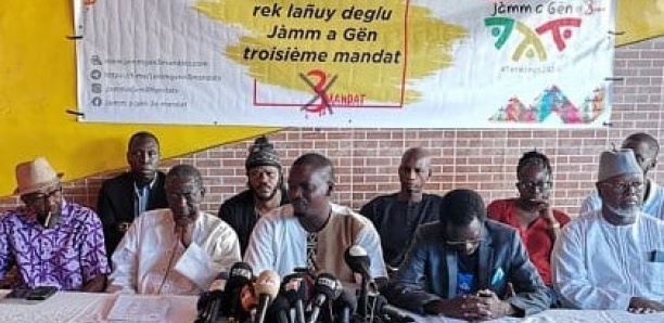 Eventuel troisième mandat :le collectif "Jaam a gën 3ème mandat" avertit Macky sall