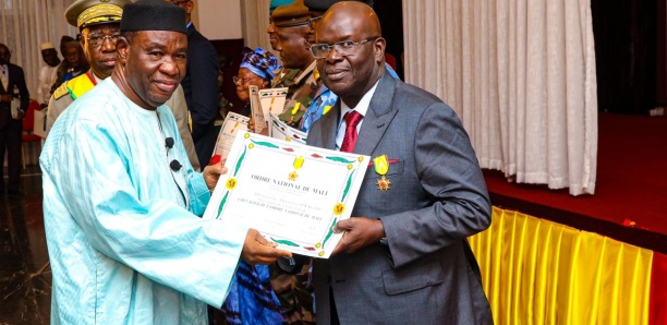 Mali : Amadou Diagne distingué par le Colonel Assimi Goita