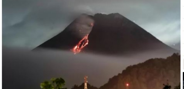 Le volcan indonésien Merapi entre de nouveau en éruption