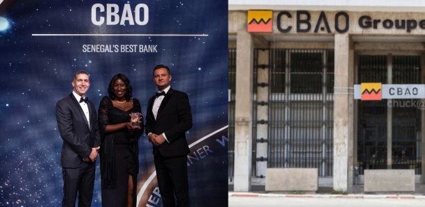 CBAO sacrée meilleure banque au Sénégal  en 2025 par Euromoney