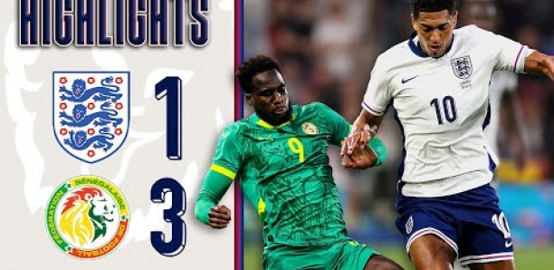 Anglettere-Sénégal (1-3) : Revivez le résumé complet de la rencontre