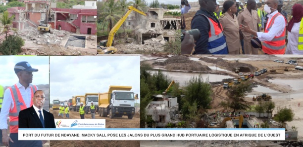 Port de Ndayane: Macky Sall pose les jalons du plus Grand Hub Portuaire logistique en Afrique ...