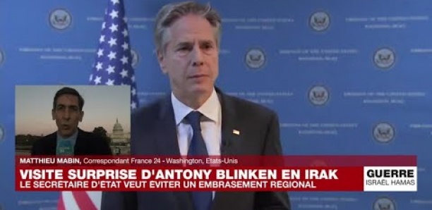 Le chef de la diplomatie américaine effectue une visite surprise à Bagdad