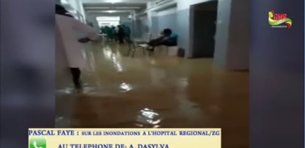 L'hôpital régional de Ziguinchor sous les eaux