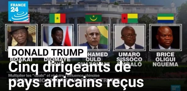 Donald Trump reçoit les dirigeants de cinq pays africains à la Maison Blanche • FRANCE 24