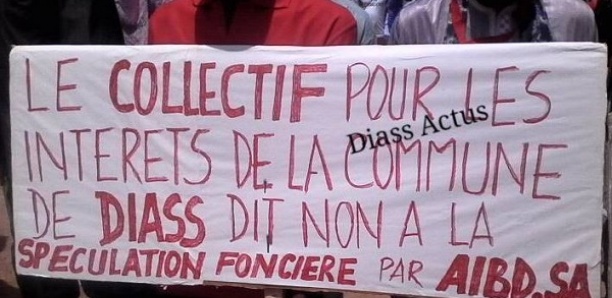 Contre l’implantation du pôle urbain de Diass : Les populations encore dans la rue