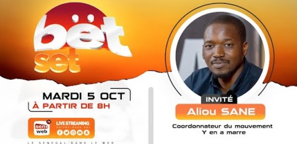 Revivez votre émission matinale Bet Set du 06 Octobre 2021 Invité Aliou SANE