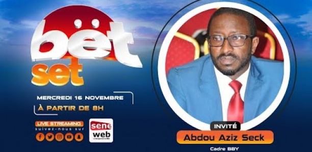 Suivez votre émission matinale Bet Set du 16 Novembre 2022 Invité Abdou Aziz Seck