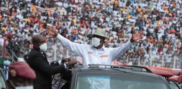[Photos] Cote d'Ivoire: Alassane Ouattara officiellement investi candidat du Rhdp