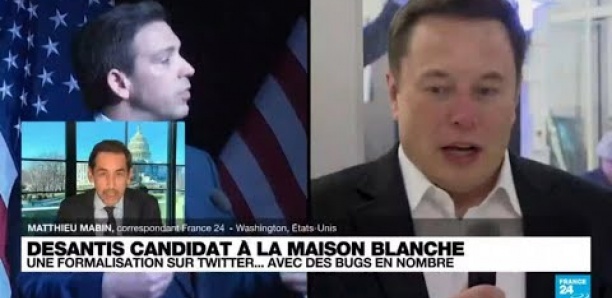 Ron DeSantis lance sa campagne sur Twitter : un "crash total"