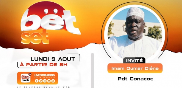 Bët Set : Revivez votre émission matinale du 9 Août 2021 Invité Imam Diène