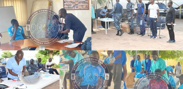 Tambacounda : La gendarmerie se mobilise pour sauver des vies à travers un don de sang