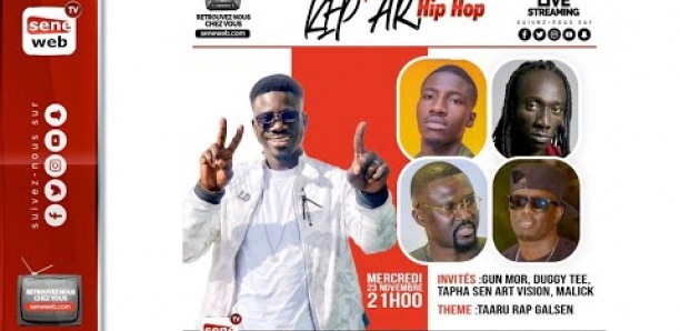 Kep'Art Hip Hop : Dj Bara reçoit Gun Mor, Duggy Tee, Tapha Sen Art Vision, Malick Ndoye