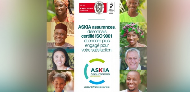 Askia Assurances : L’entreprise obtient la certification Iso 9001