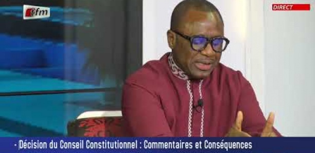 Badara GADIAGA sur le rejet de la loi interprétative d'amnistie: " C'est une défaite..."