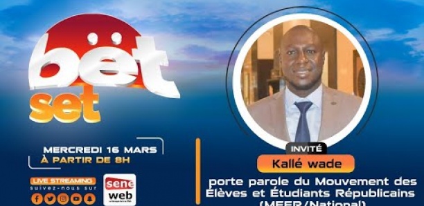 Revivez votre émission Bet Set du 16 mars 2022 avec Kallé Wade