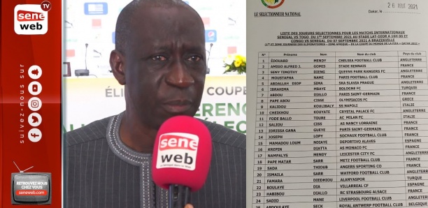Éliminatoires Mondial-2022 : "Comment le staff technique des Lions va préparer le Togo en 2 jours" (Dtn)