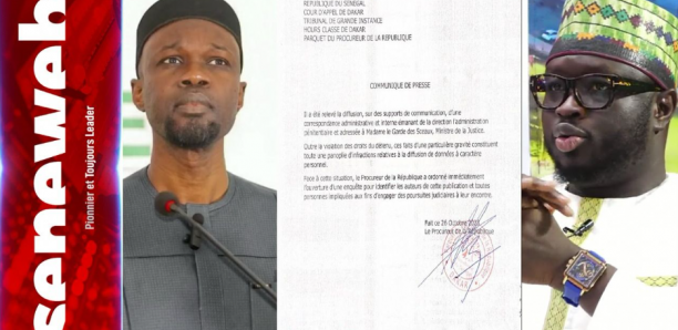 Fuite d'une lettre confidentielle sur Sonko: Cheikh Ousmane Touré fait des précisions...