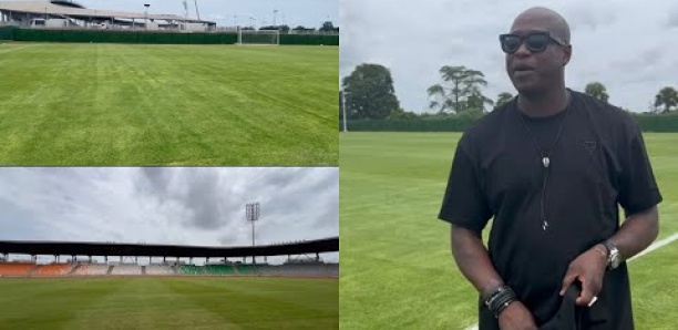 Stade de Yamoussoukro : Fadiga charmé par l’état de la pelouse