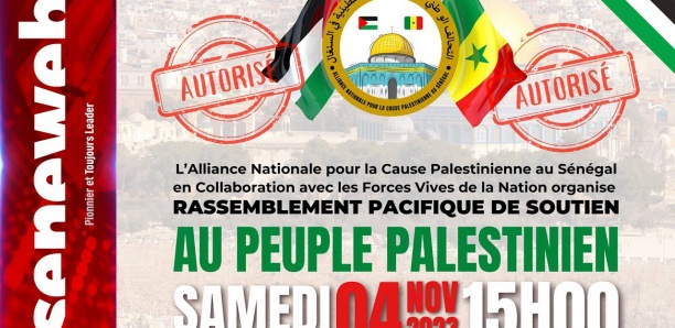 Suivez la rassemblement de soutien au peuple palestinien...