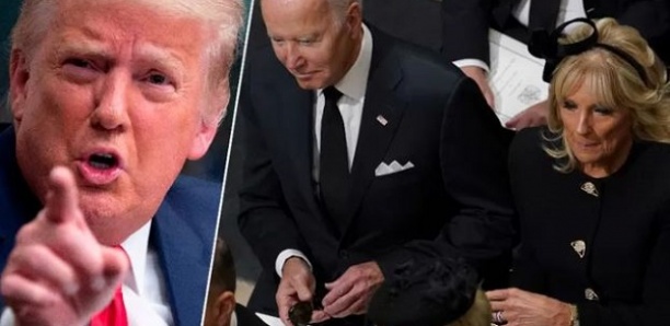 “Les États-Unis ne sont plus respectés”: Trump furieux de la place de Biden lors des funérailles de la Reine