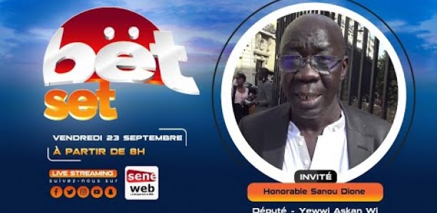 Suivez votre émission matinale Bet Set du 23 Septembre Invité Sanou Dione
