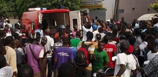 Marché de Sicap Mbao :  Une dalle tombe sur une dame
