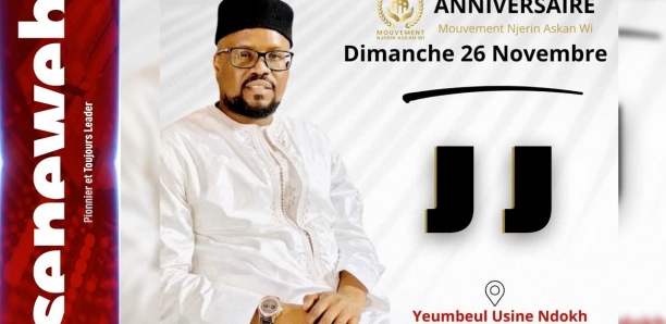 Suivez l’anniversaire du mouvement Njerin Askan Wi de Oumar Yaya Sow