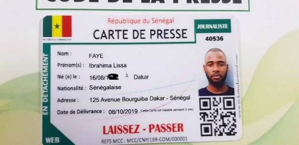 Carte nationale de presse : La date d'exigibilité reportée jusqu'au...