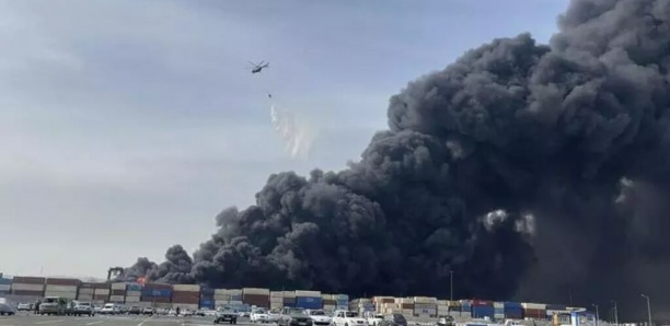 Incendie à l'aéroport de Tabriz, dans le nord-ouest de l'Iran, après une frappe israélienne (vidéo)