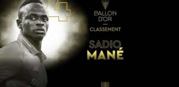 Ballon d’Or : Sadio Mané 4ème au classement final