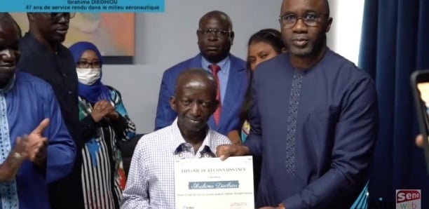 Ibrahima DIEDHIOU  : 47 ans de service rendu dans le milieu ae?ronautique