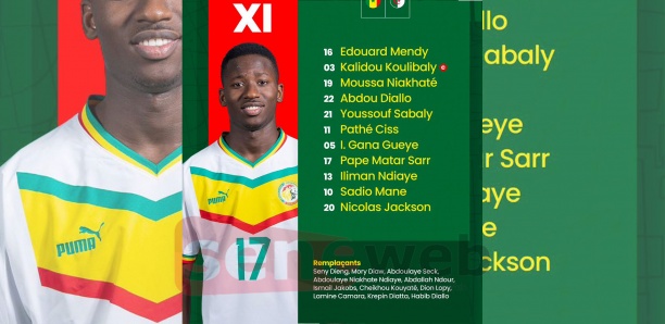 Sénégal vs Algérie : Voici le onze des Lions