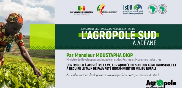 Adéane : Lancement de l’Agropole Sud par le ministre Moustapha Diop
